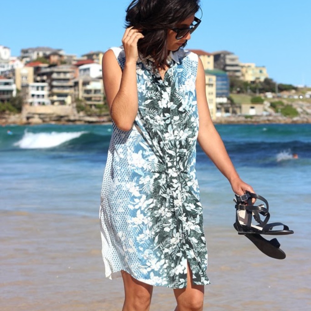Alexander Wang Twist-Front Shirtdress